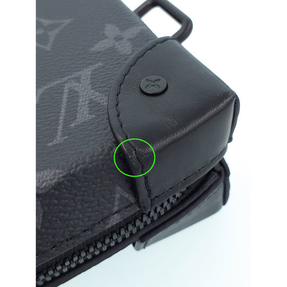 Louis Vuitton Eclipse Soft Trunk Wallet Shoulder Bag Black - Picture 5 of 9